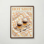 Two Hot Shots Please i valnötsram med mörkt trä – köp enkelt hos Bozetto i hög kvalitet