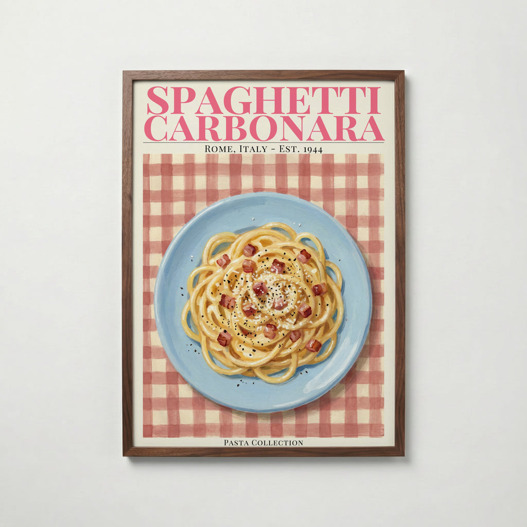 Spaghetti Carbonara Poster