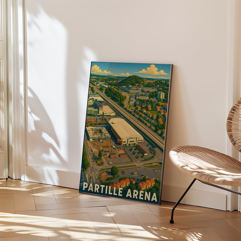 Partille Arena poster i stilrent hem med modern inredning – köp enkelt hos Bozetto