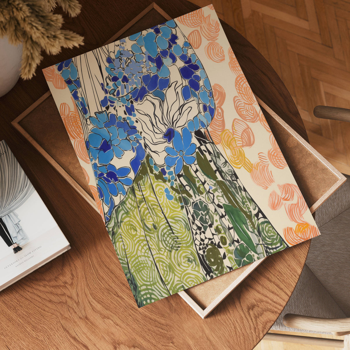 Botanical Muse poster visad rakt fram – Bozetto affisch i hög tryckkvalitet i hög tryckkvalitet