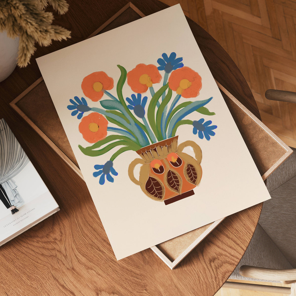 Rustic Bloom poster visad rakt fram – Bozetto affisch i hög tryckkvalitet i hög tryckkvalitet