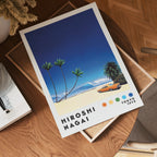 Hiroshi Nagai Tropical poster visualiserad på vägg – från Bozetto i hög kvalitet