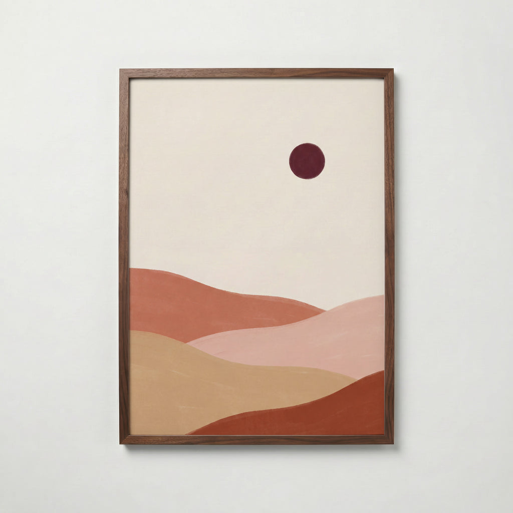 Desert Dawn Poster – valnötsram