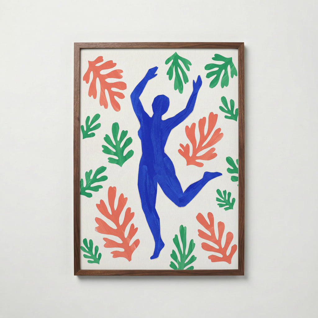 Henri Matisse Blue Dancer Poster – valnötsram