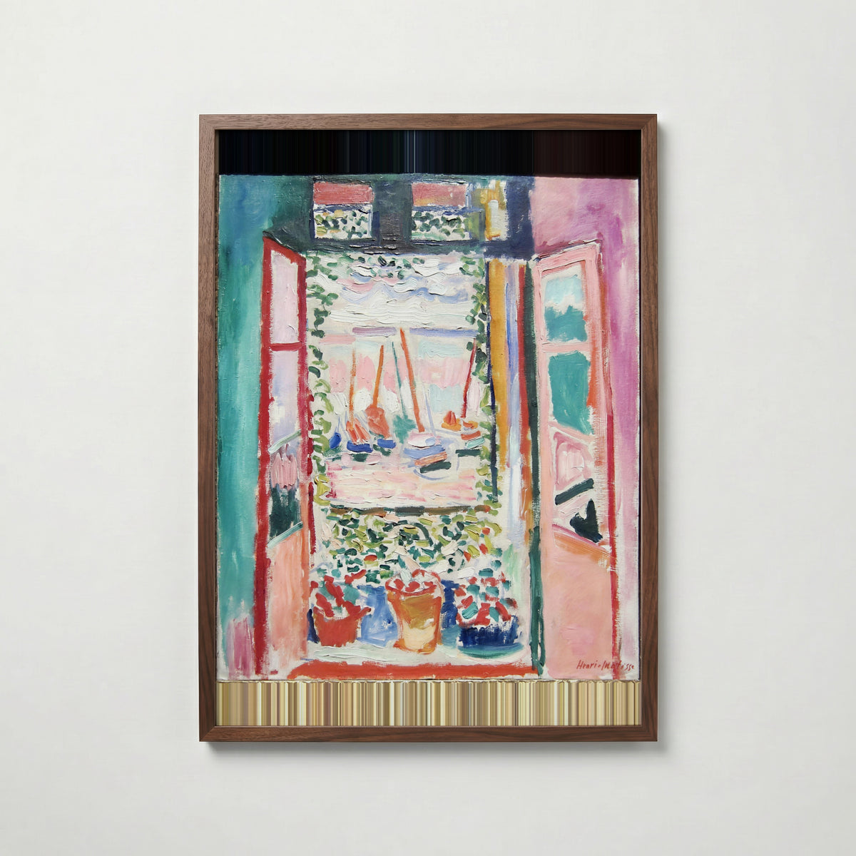 Henri Matisse Open Window Collioure 1905 Poster – valnötsram