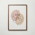 One Line Love Poster – valnötsram