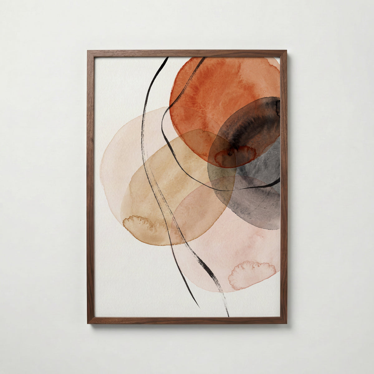 Rust and Ink Poster – valnötsram