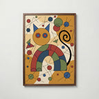 Wassily Kandinsky Geometric Cat Poster – valnötsram