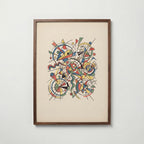Wassily Kandinsky Little Worlds Poster – valnötsram
