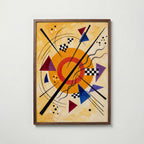 Wassily Kandinsky Sunrise Composition Poster – valnötsram