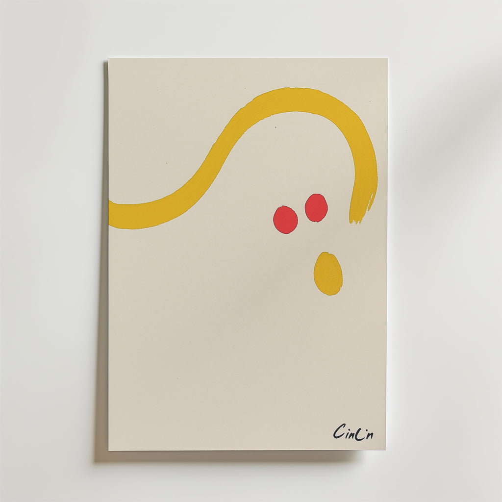Cin Cin Minimalist – stilfullt konsttryck från Bozetto, tryckt på matt finpapper