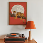 Lazy Tiger Poster – i rum 3