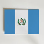 Guatemala National Flag Poster – modern konst och stilren konsttryck för hemmet hos Bozetto