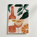 Citrus Spritz Drink – stilfullt konsttryck från Bozetto, tryckt på matt finpapper
