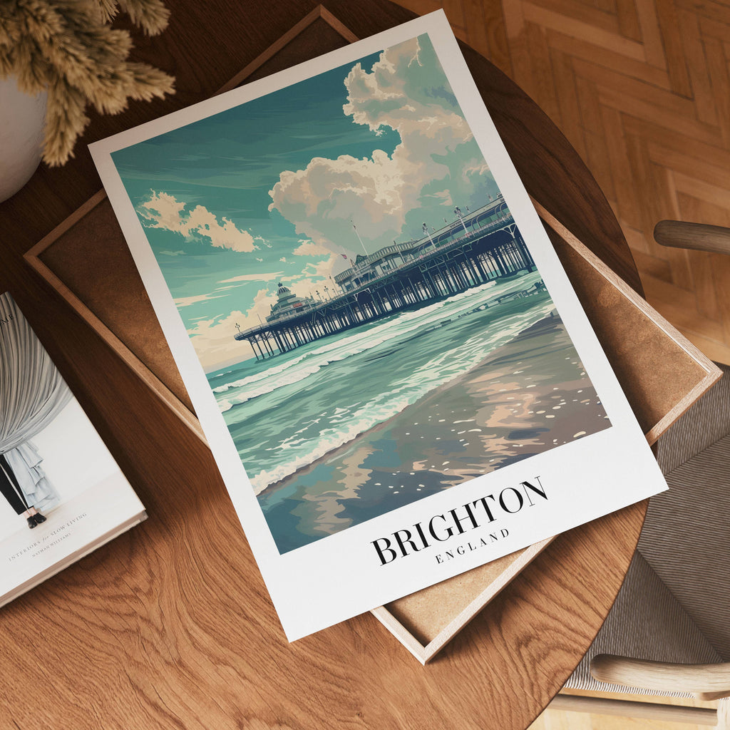 Waves Of Brighton poster visad rakt fram – Bozetto affisch i hög tryckkvalitet i hög tryckkvalitet