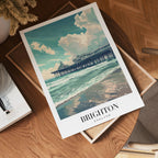 Waves Of Brighton poster visad rakt fram – Bozetto affisch i hög tryckkvalitet i hög tryckkvalitet
