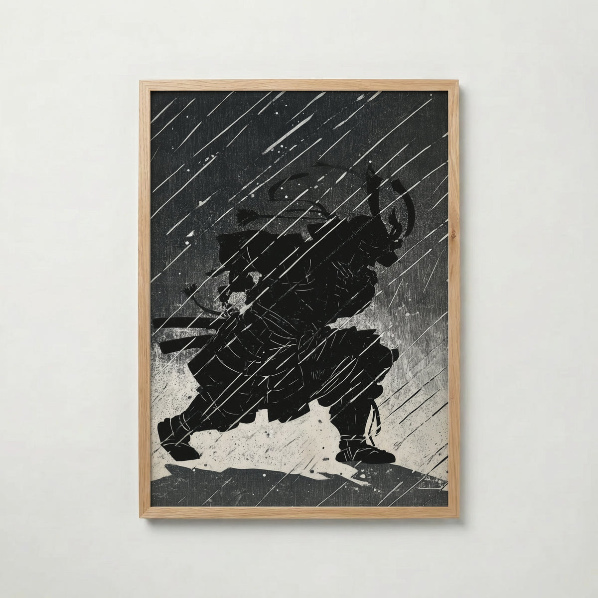Shadow Samurai poster visad rakt fram – Bozetto affisch i hög tryckkvalitet i hög tryckkvalitet