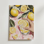 Lemon Delight Drink – stilfullt konsttryck från Bozetto, tryckt på matt finpapper