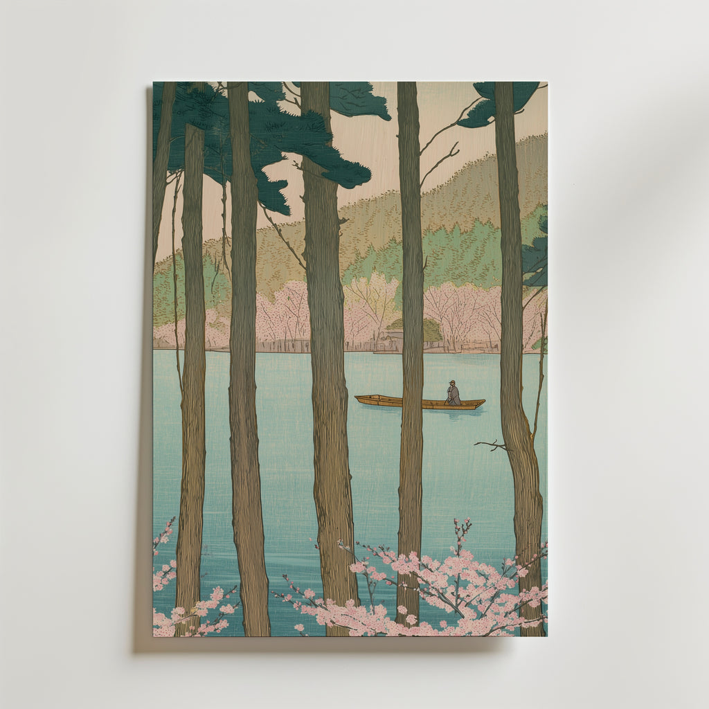Whispering Pines – stilfullt konsttryck från Bozetto, tryckt på matt finpapper i hög tryckkvalitet