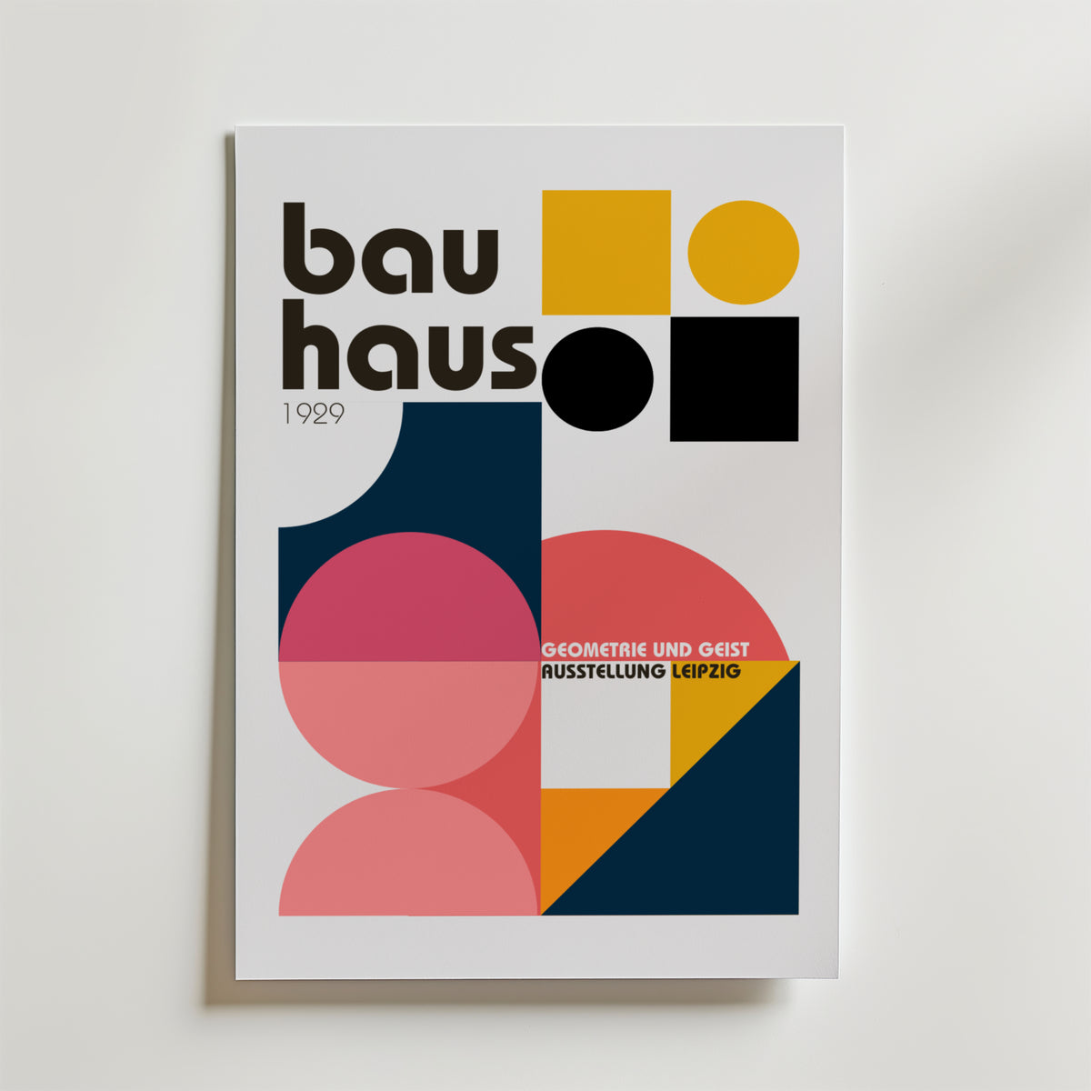 Bundle 3-pack Bauhaus Geometric Harmony – kuraterad postercollection som lyfter hemmet hos Bozetto