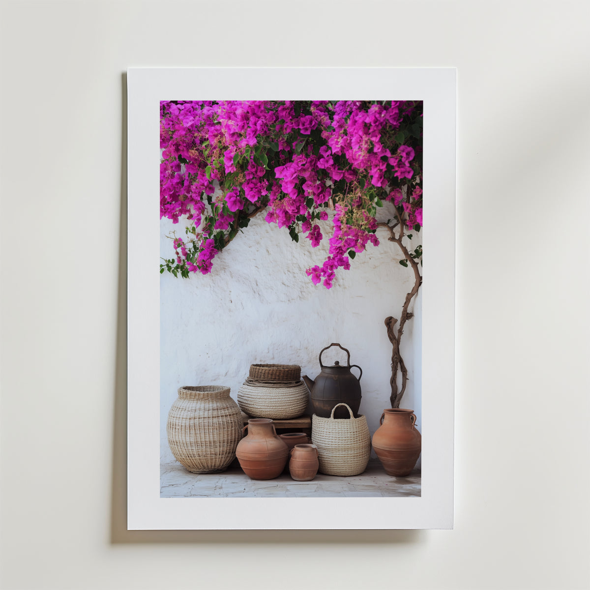 Mediterranean Clay & – stilfullt konsttryck från Bozetto, tryckt på matt finpapper