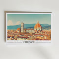 Firenze – stilfullt konsttryck från Bozetto, tryckt på matt finpapper i hög tryckkvalitet