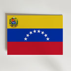 Venezuela National Flag Poster – modern konst och stilren konsttryck för hemmet hos Bozetto