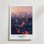 The Tokyo – stilfullt konsttryck från Bozetto, tryckt på matt finpapper i hög tryckkvalitet