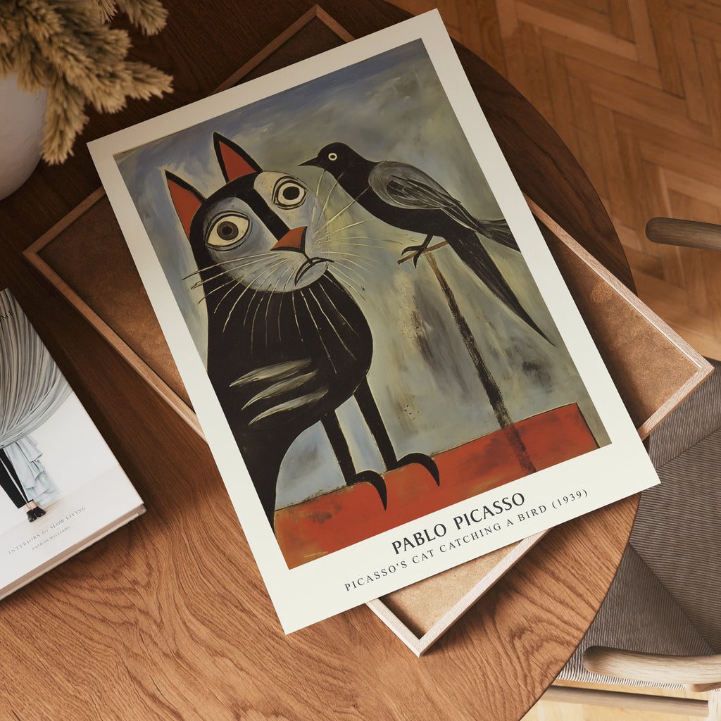 Picasso Staring Contest – affisch med stilfullt motiv från Bozetto i hög kvalitet