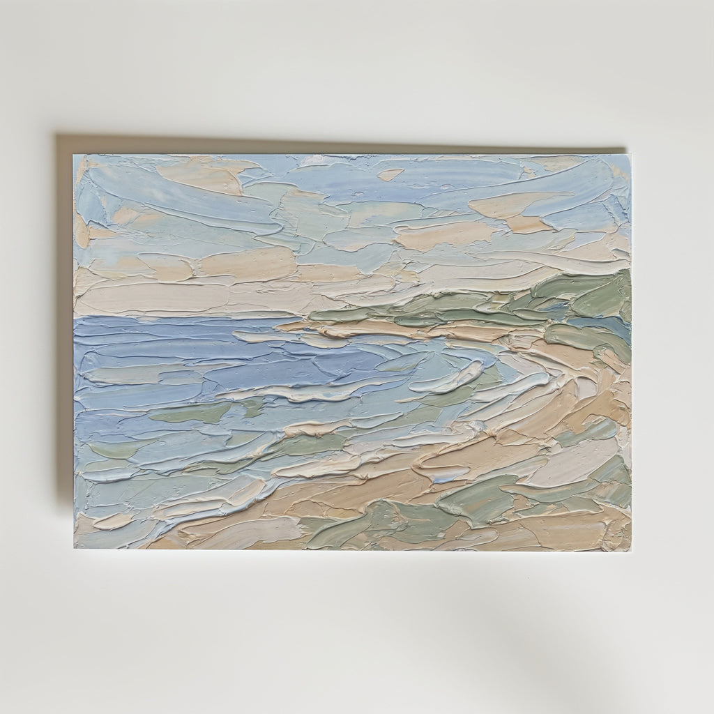 Coastal Abstract Poster – canvas utan passepartout