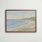 Coastal Abstract Poster – valnötsram