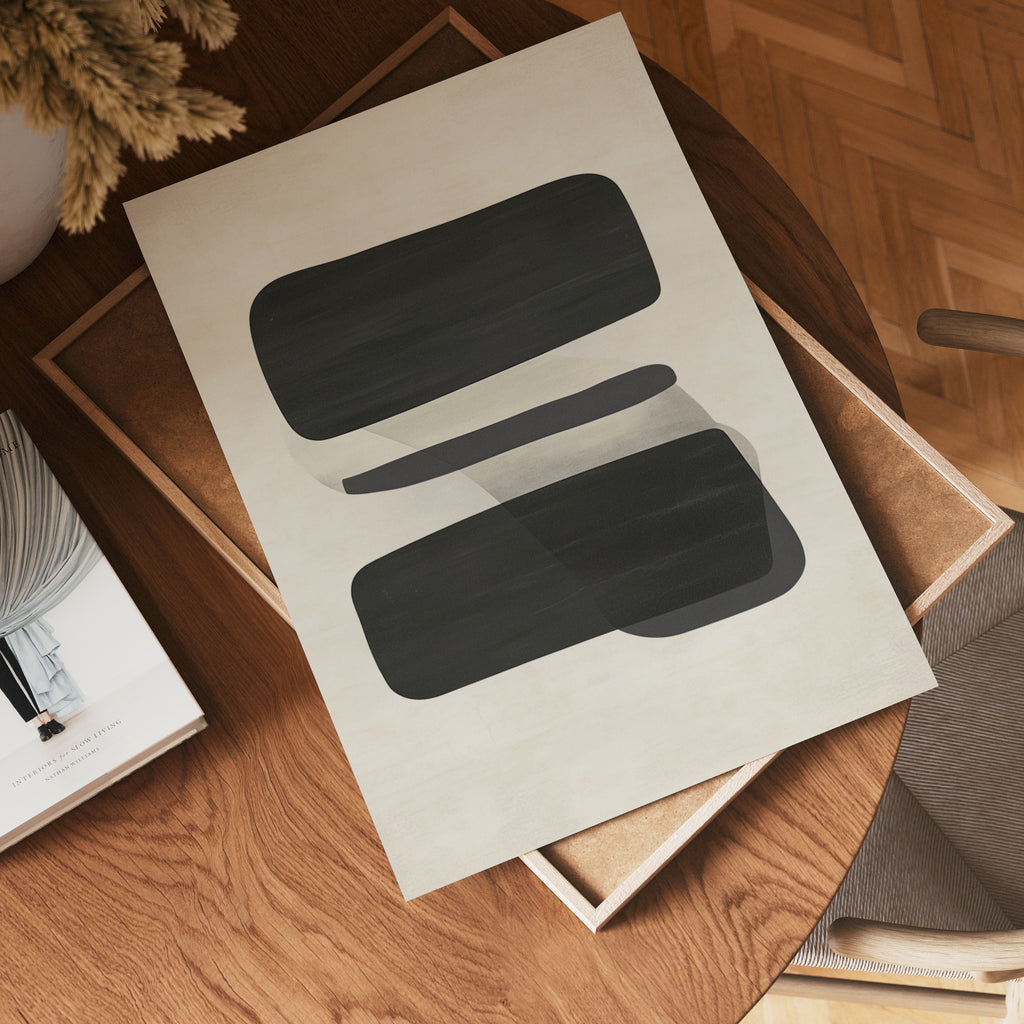 Abstract Layers – affisch med snyggt motiv, köp enkelt hos Bozetto i flera storlekar