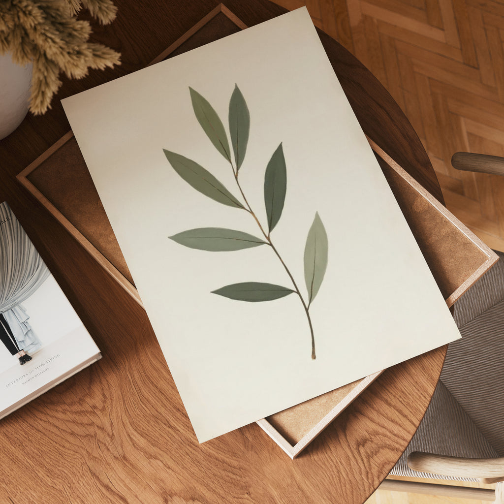 Minimalist Eucalyptus – affisch med snyggt motiv, köp enkelt hos Bozetto i flera storlekar