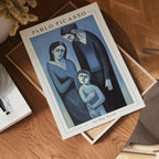 Picasso A Family in Silence poster visad rakt fram – Bozetto affisch i hög tryckkvalitet