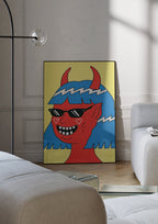 Devil in Love poster visad rakt fram – Bozetto affisch i hög tryckkvalitet i hög tryckkvalitet