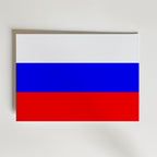 Russia National Flag Poster – modern konst och stilren konsttryck för hemmet hos Bozetto