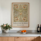 William Morris Honeysuckle 1886 – stilfullt konsttryck från Bozetto, tryckt på matt finpapper