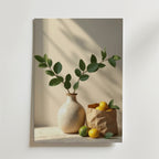 Ceramic Vase Lemon Love – stilfullt konsttryck från Bozetto, tryckt på matt finpapper