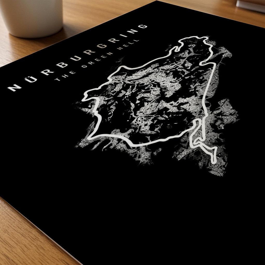 Nürburgring Poster – tryck på papper