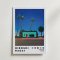 Mockup av Hiroshi Nagai Palm Street affisch på vägg – köp enkelt hos Bozetto i hög kvalitet