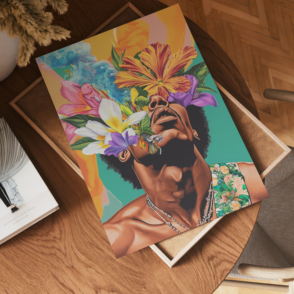 Blooming Hendrix poster visad rakt fram – Bozetto affisch i hög tryckkvalitet i hög tryckkvalitet