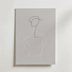 Elegant Contour – stilfullt konsttryck från Bozetto, tryckt på matt finpapper i hög tryckkvalitet