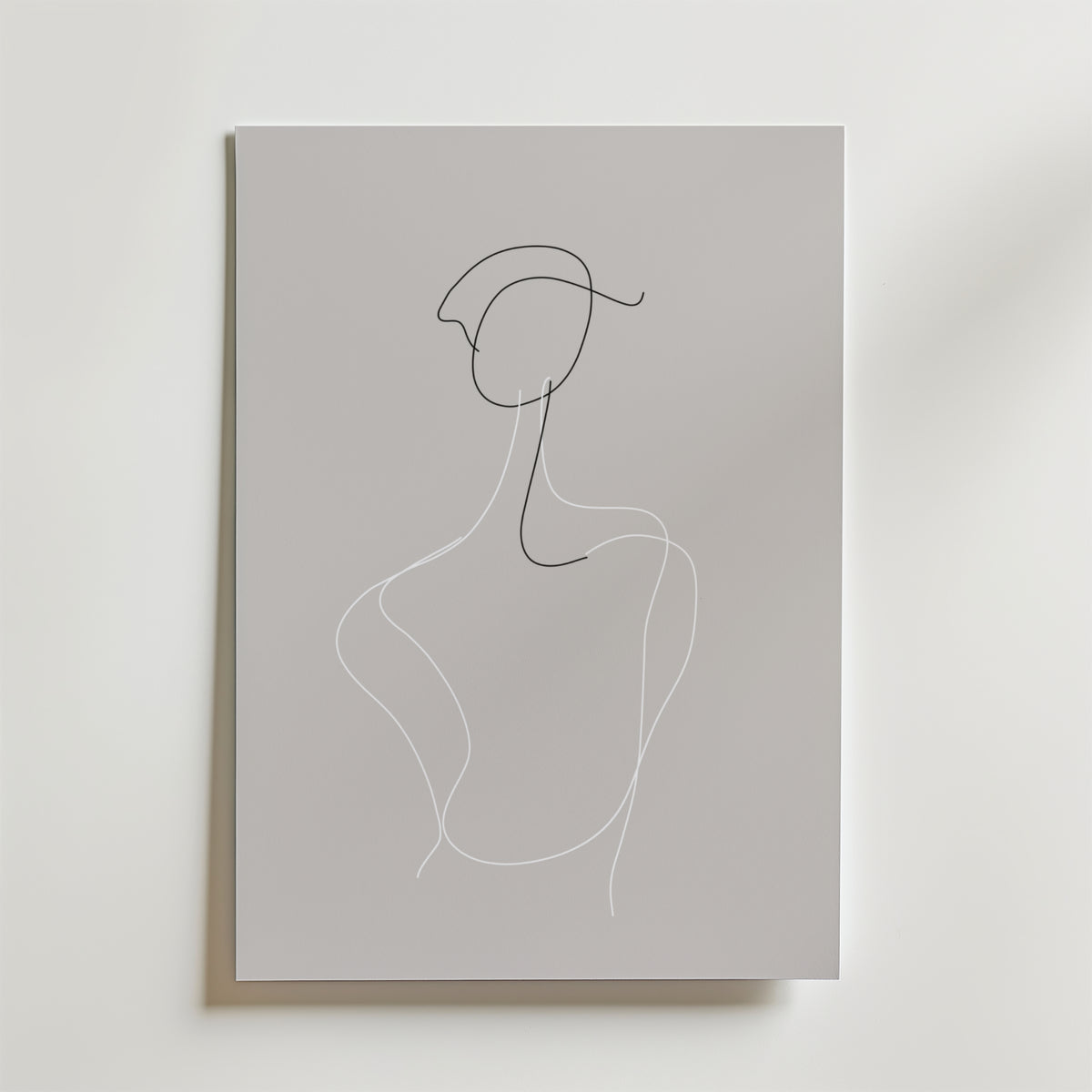 Elegant Contour – stilfullt konsttryck från Bozetto, tryckt på matt finpapper i hög tryckkvalitet