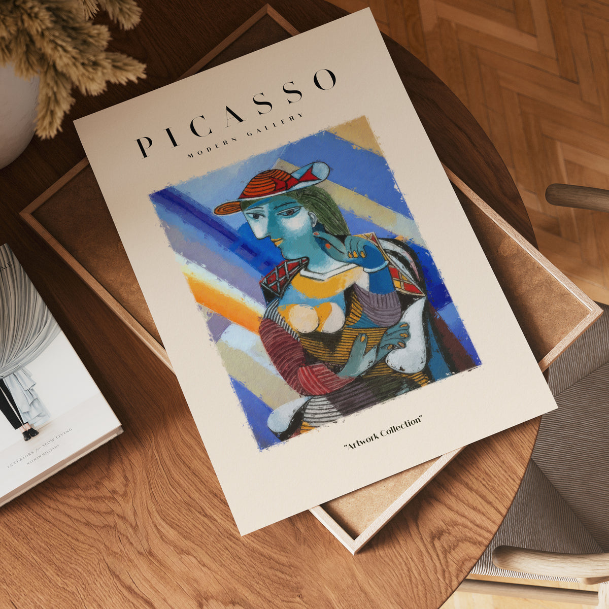 Picasso Femme Abstraite – affisch med stilfullt motiv från Bozetto i hög kvalitet