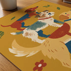 Dog Totem Poster – närbild på papper