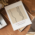 Simplicity Lines poster visad rakt fram – Bozetto affisch i hög tryckkvalitet i hög tryckkvalitet