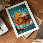 Citrus Infused Sophistication poster visad rakt fram – Bozetto affisch i hög tryckkvalitet