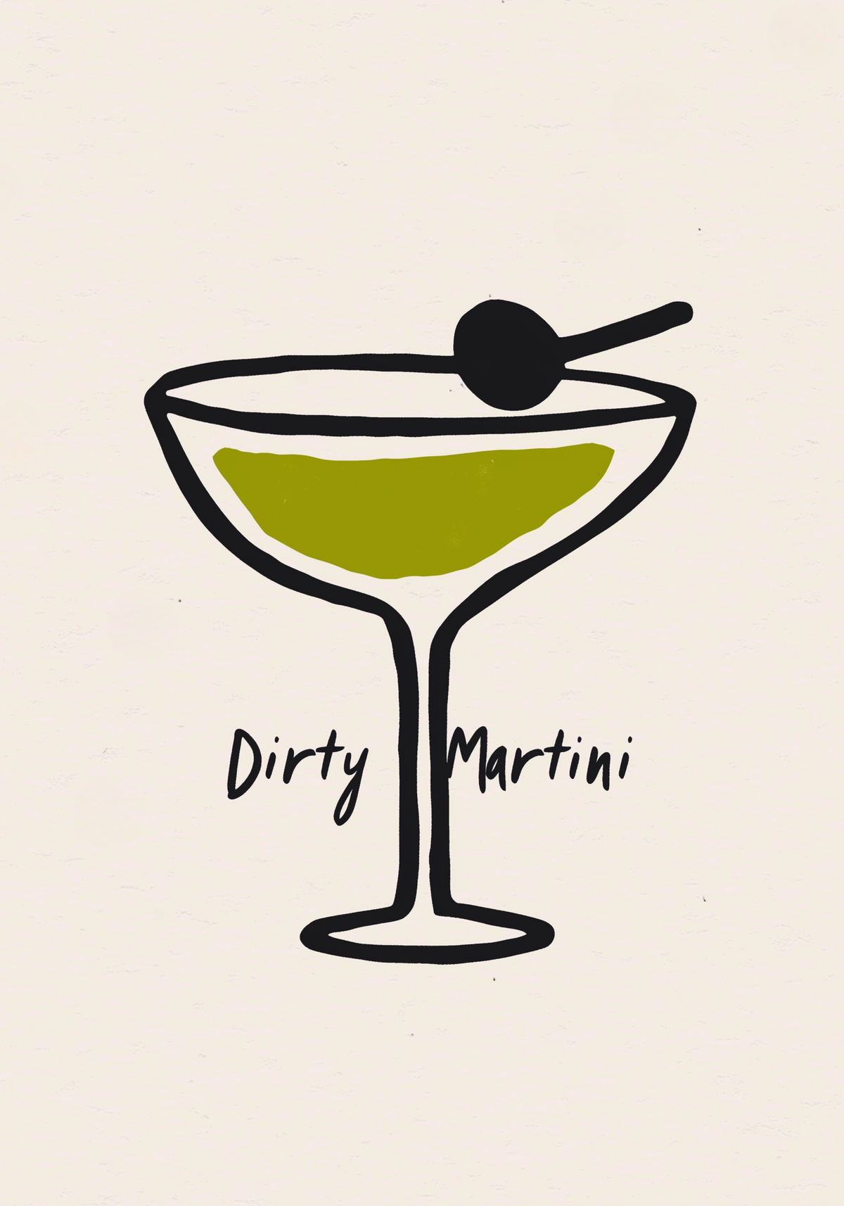 The Dirty Pour – affisch med snyggt motiv, köp enkelt hos Bozetto i flera storlekar