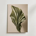 Velvet Leaf Curl affisch inramad i neutral ram – se hur konsttrycket ser ut, Bozetto