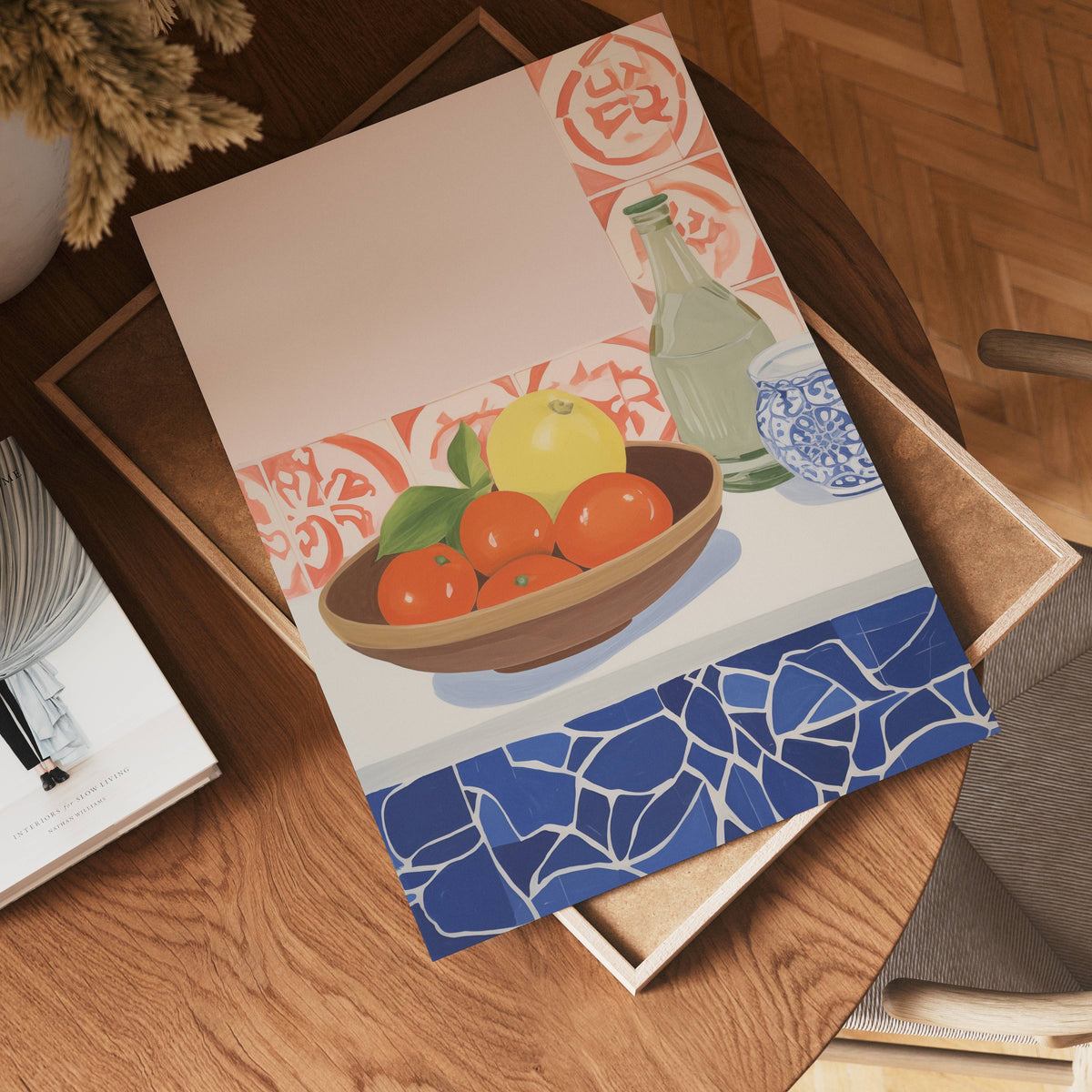 Mediterranean Kitchen poster visad rakt fram – Bozetto affisch i hög tryckkvalitet